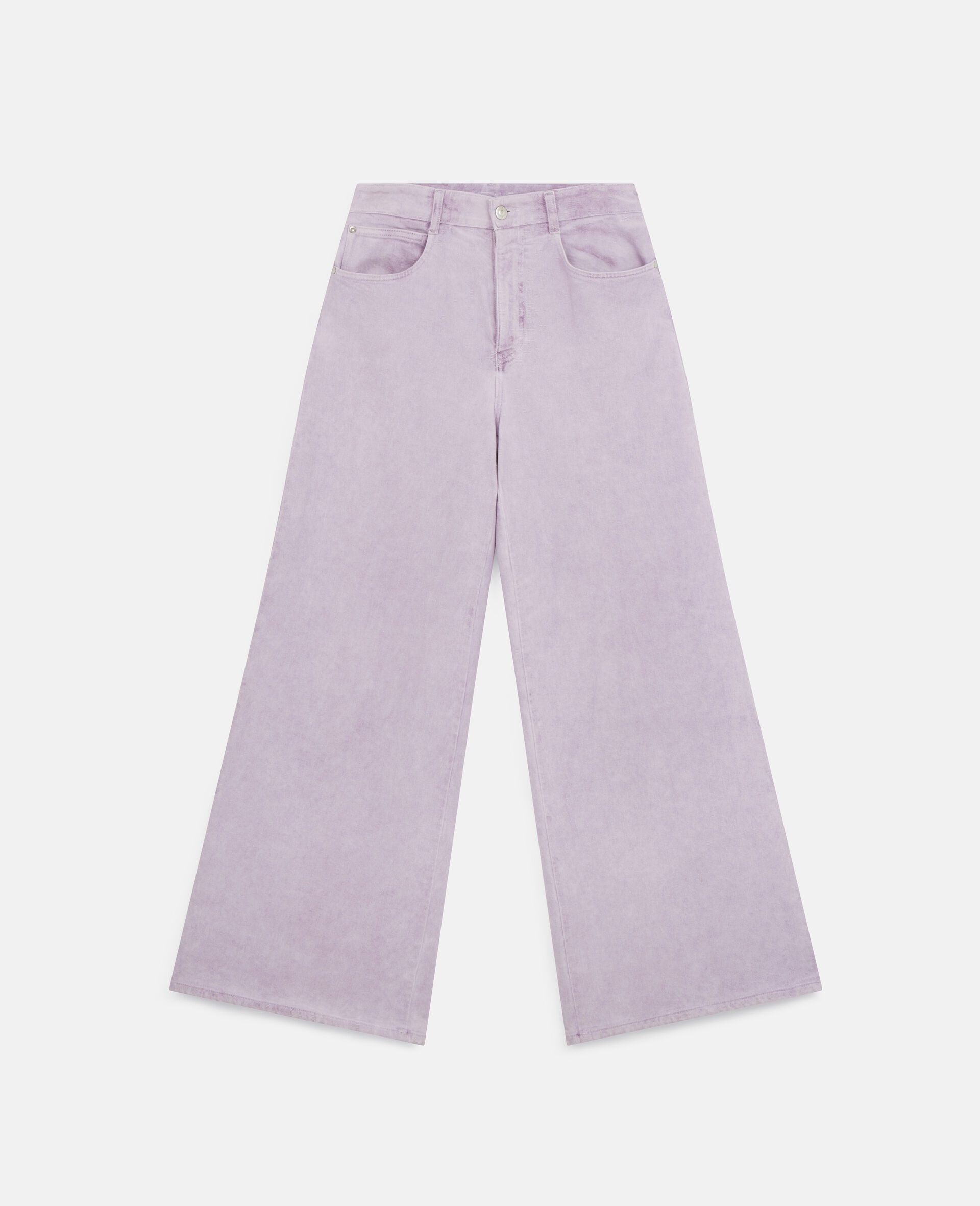 Flared Denim Pants - 1