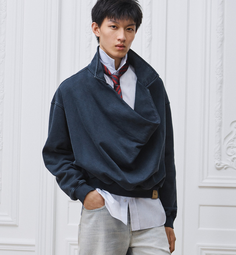 Sweatshirt with Cowl Neckline 2