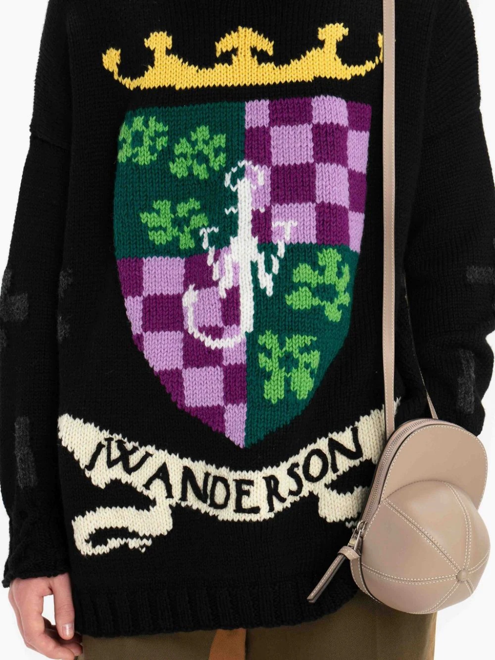 HAND KNIT MOCK NECK JUMPER - 5