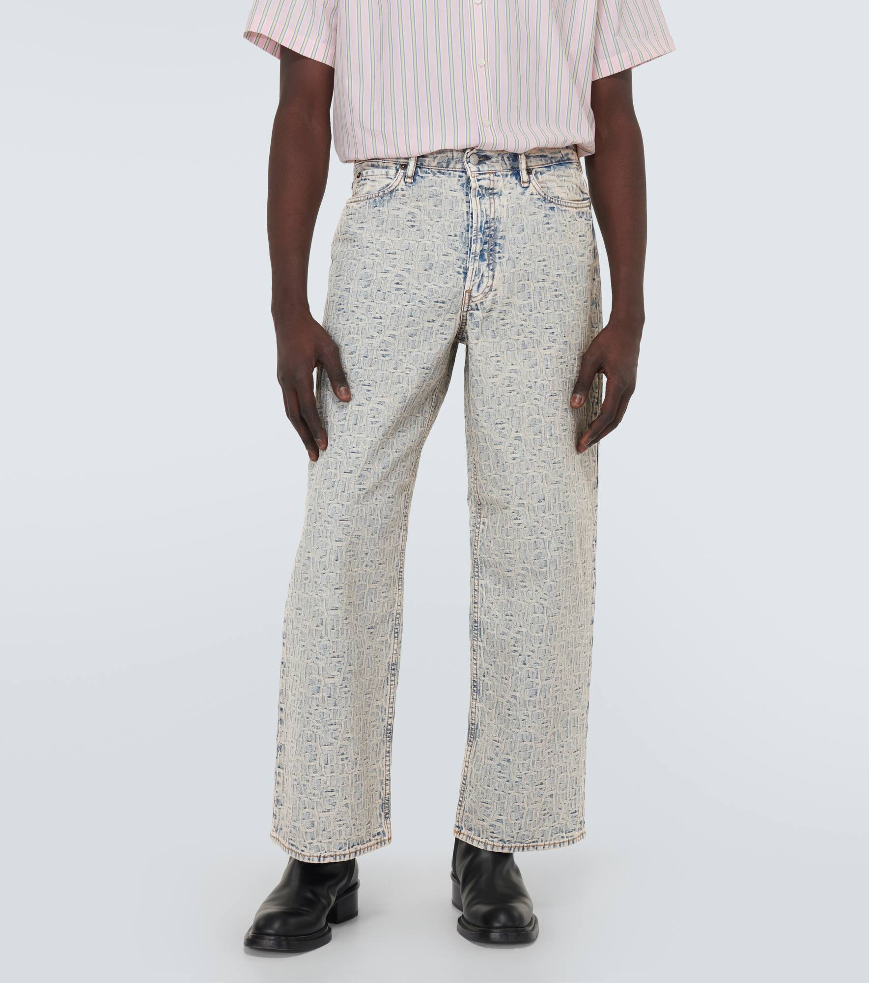 1981M monogram wide-leg jeans - 3