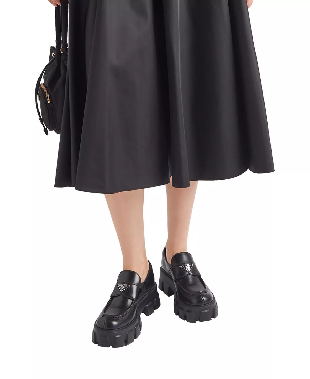 Women's Brushed Leather Monolith Loafers - 3