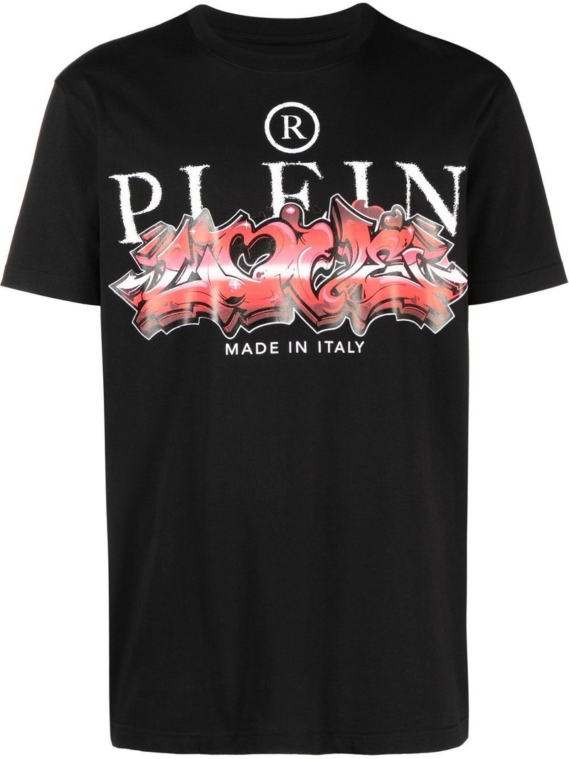 logo-print short-sleeve T-shirt 1