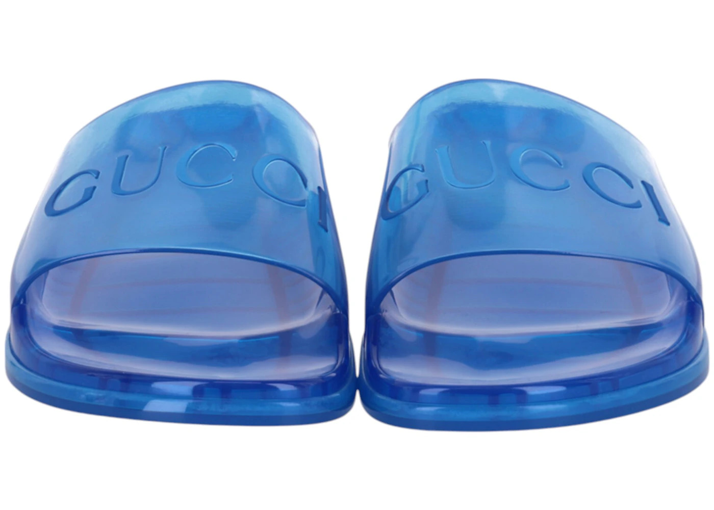 Gucci Slide Transparent Blue - 5