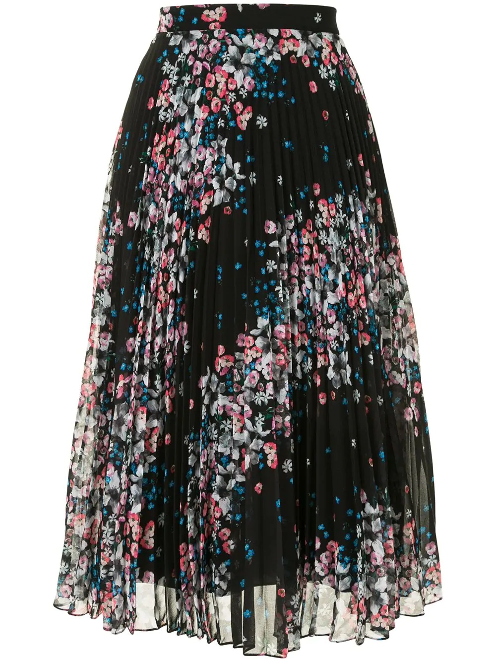 floral-print pleated skirt  - 1