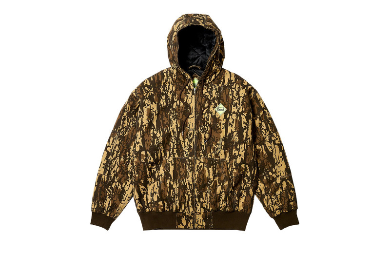 PALACE HARDWARE HOODED WORKWEAR JACKET CAMO - 1
