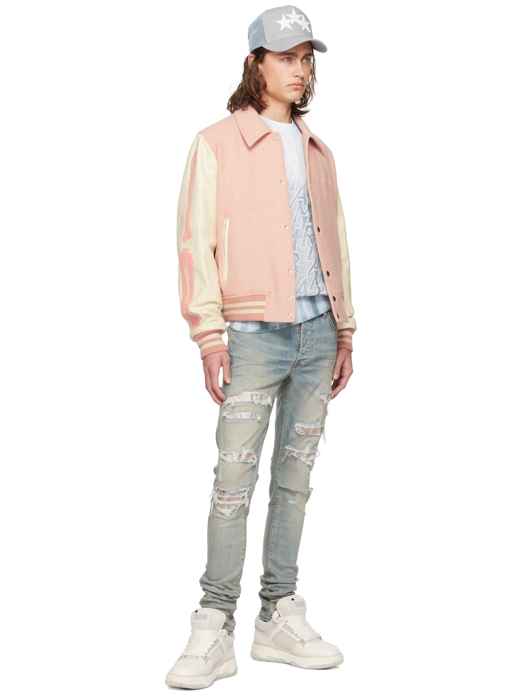 Pink Bones Bomber Jacket - 4