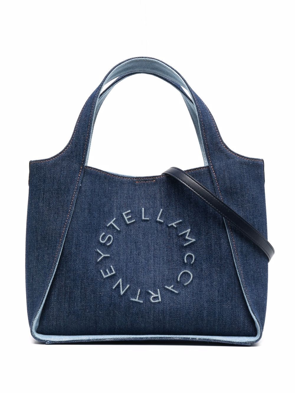 Stella Logo denim tote bag - 1