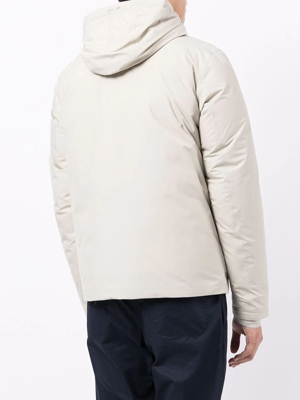 padded hood bomber jacket - 4