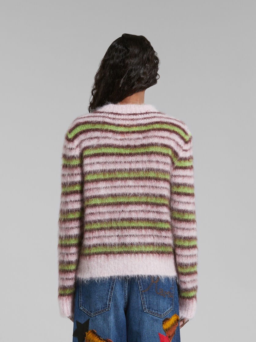 STRIPES MOHAIR AND WOOL SWEATER - 3