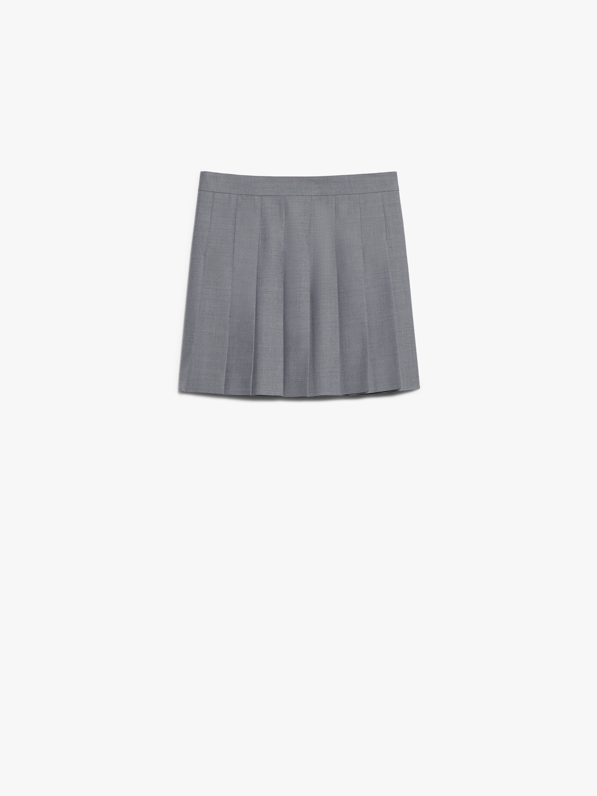 ANGEL Pleated gabardine skirt - 1