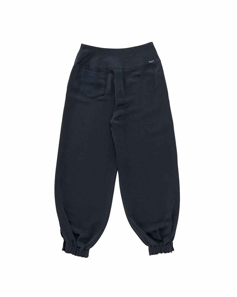 BUBBLE PANTS (CHIRIMEN) NAVY - 2