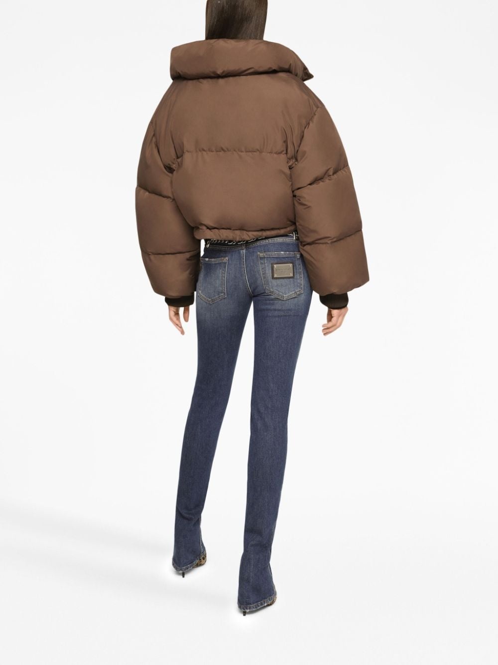 mid-rise slim-cut jeans - 4
