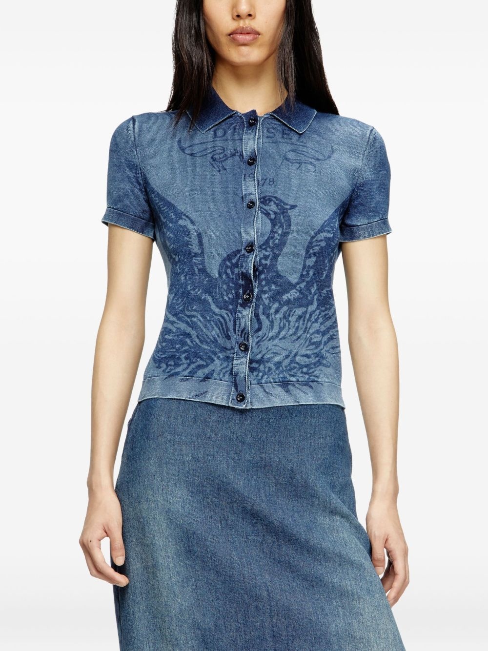 M-Fenny denim short-sleeve shirt - 3