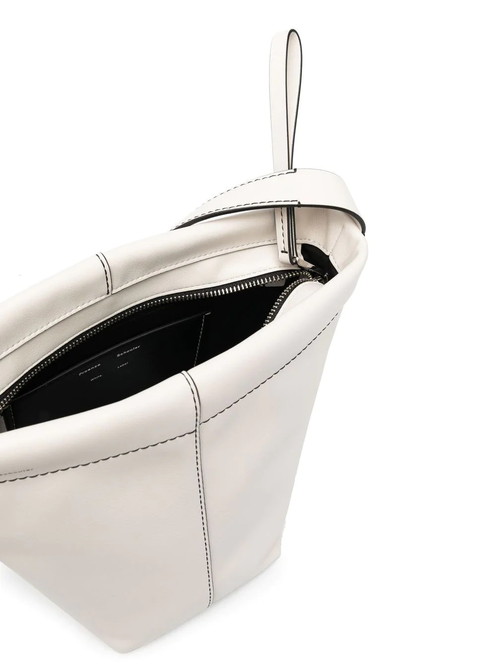 zipper crossbody bucket bag - 5