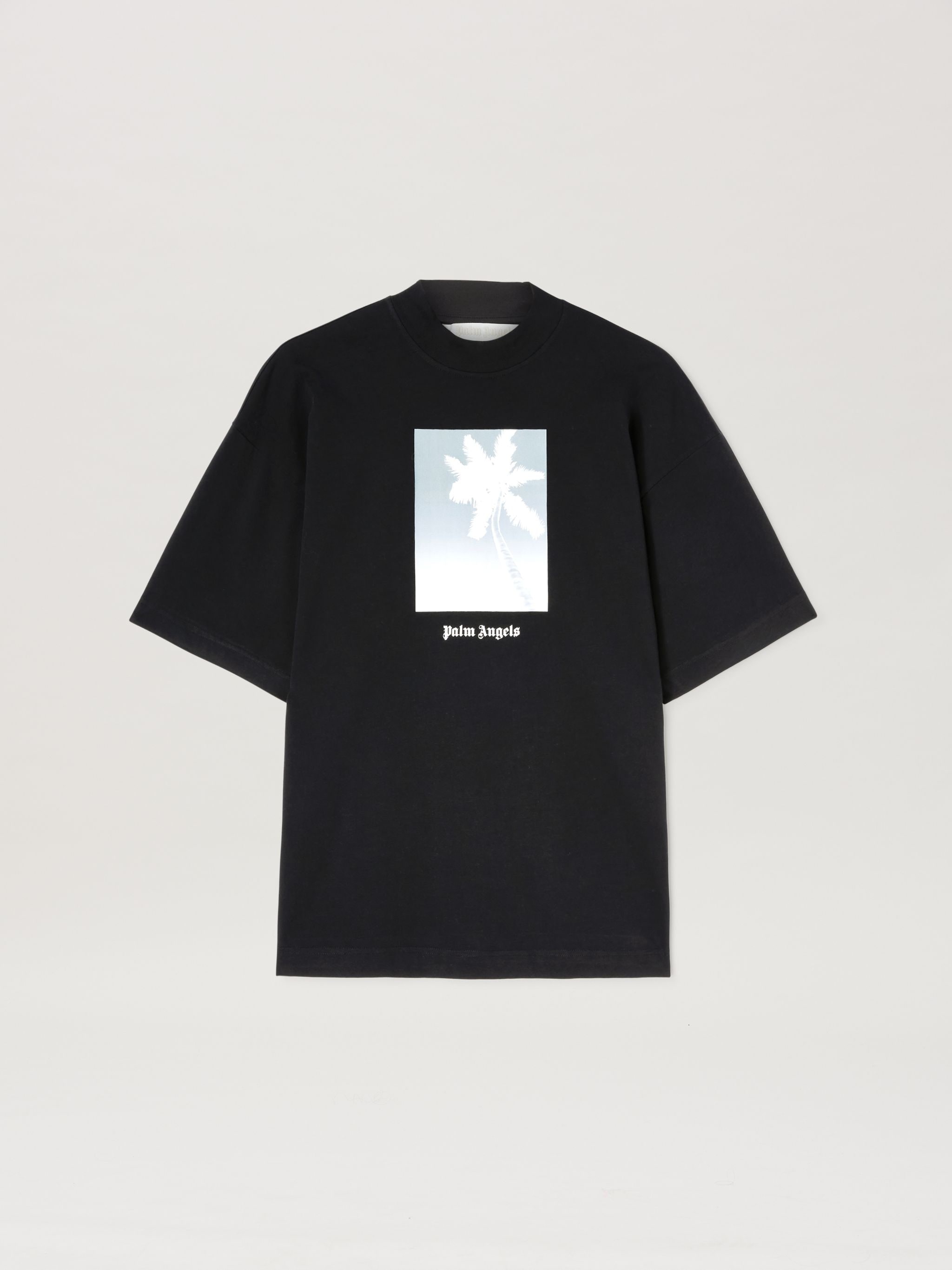 Solarized Palm Print T-Shirt - 1