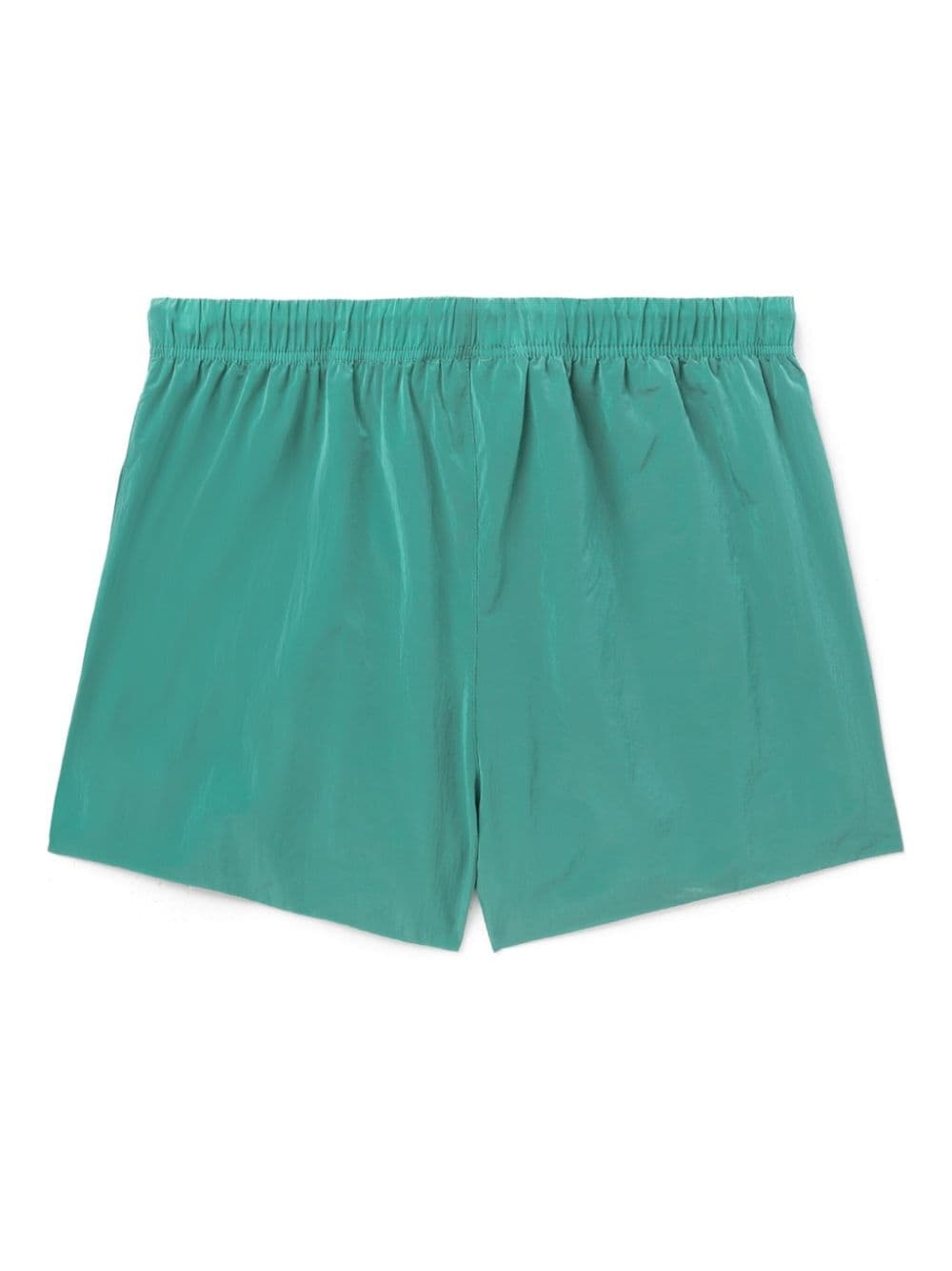 crinkled running shorts - 6