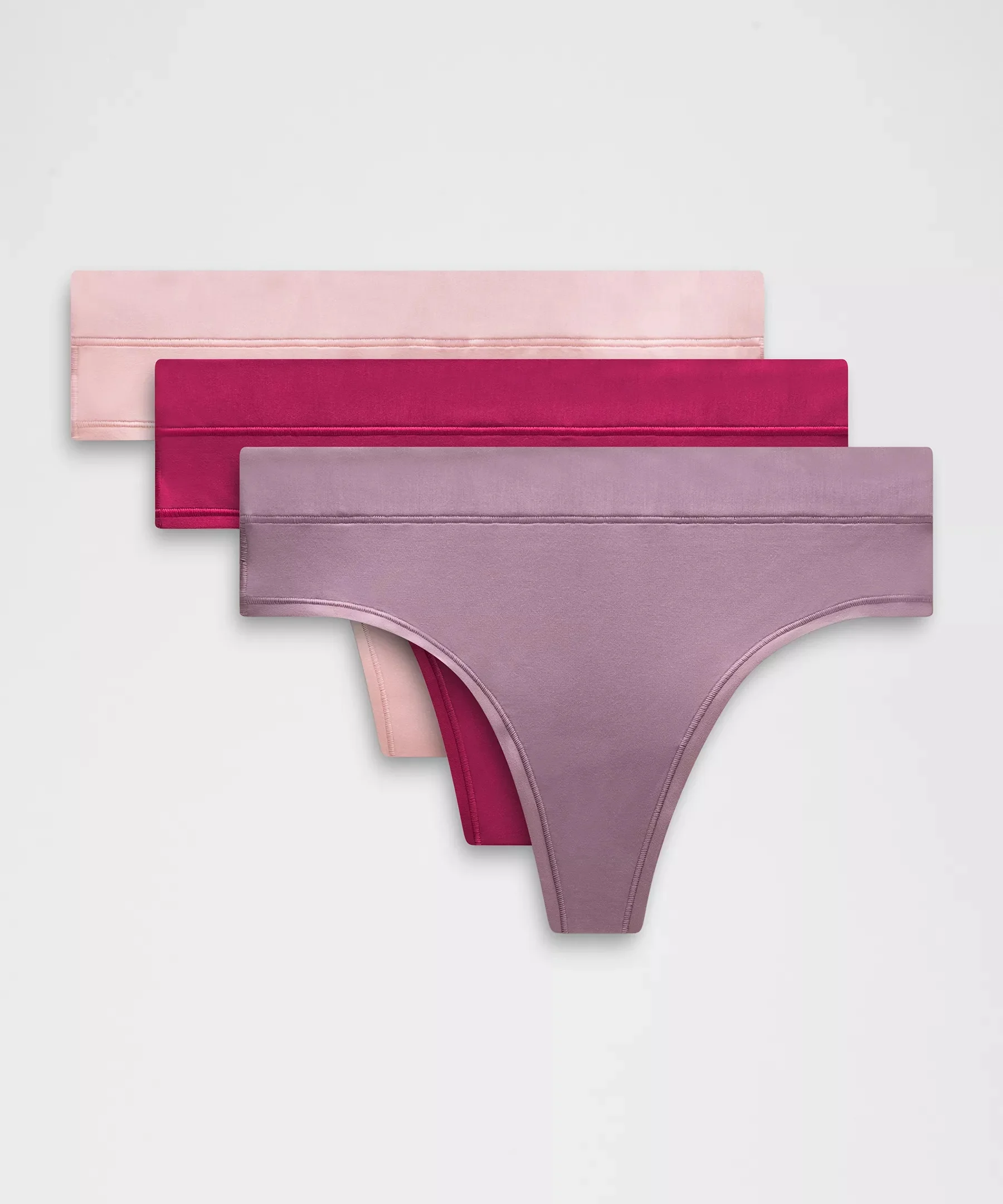 UnderEase High-Rise Thong Underwear *3 Pack - 1