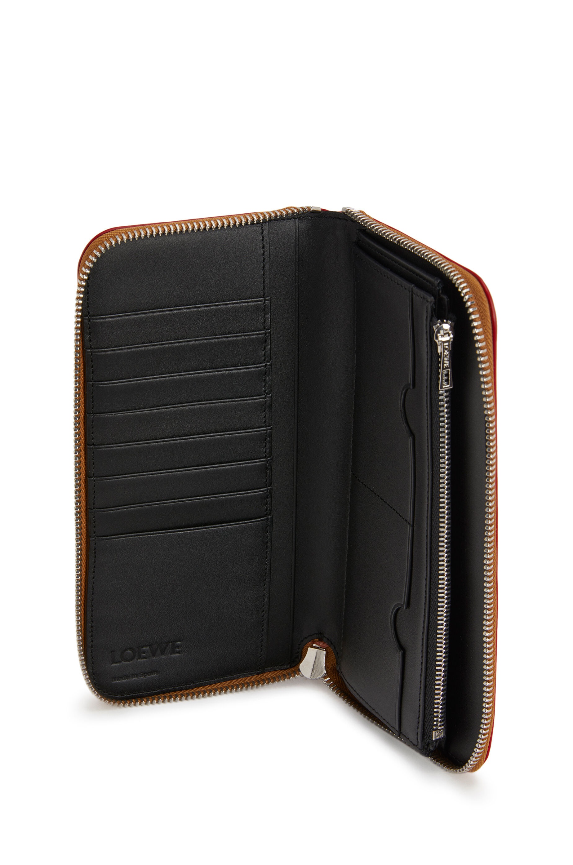 Open wallet in calfskin - 2