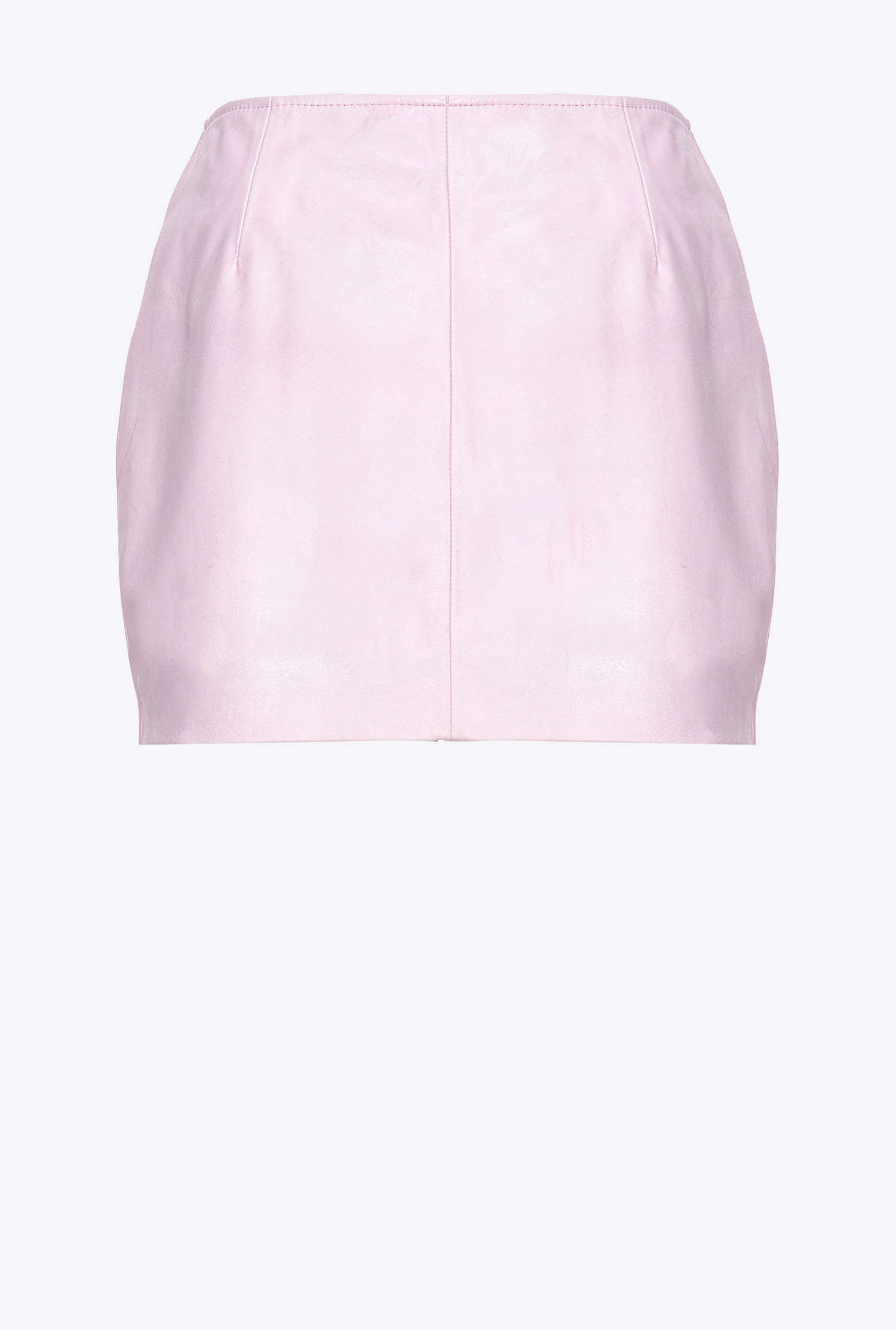 MINI SKIRT IN LAMINATED VINTAGE LEATHER - 6
