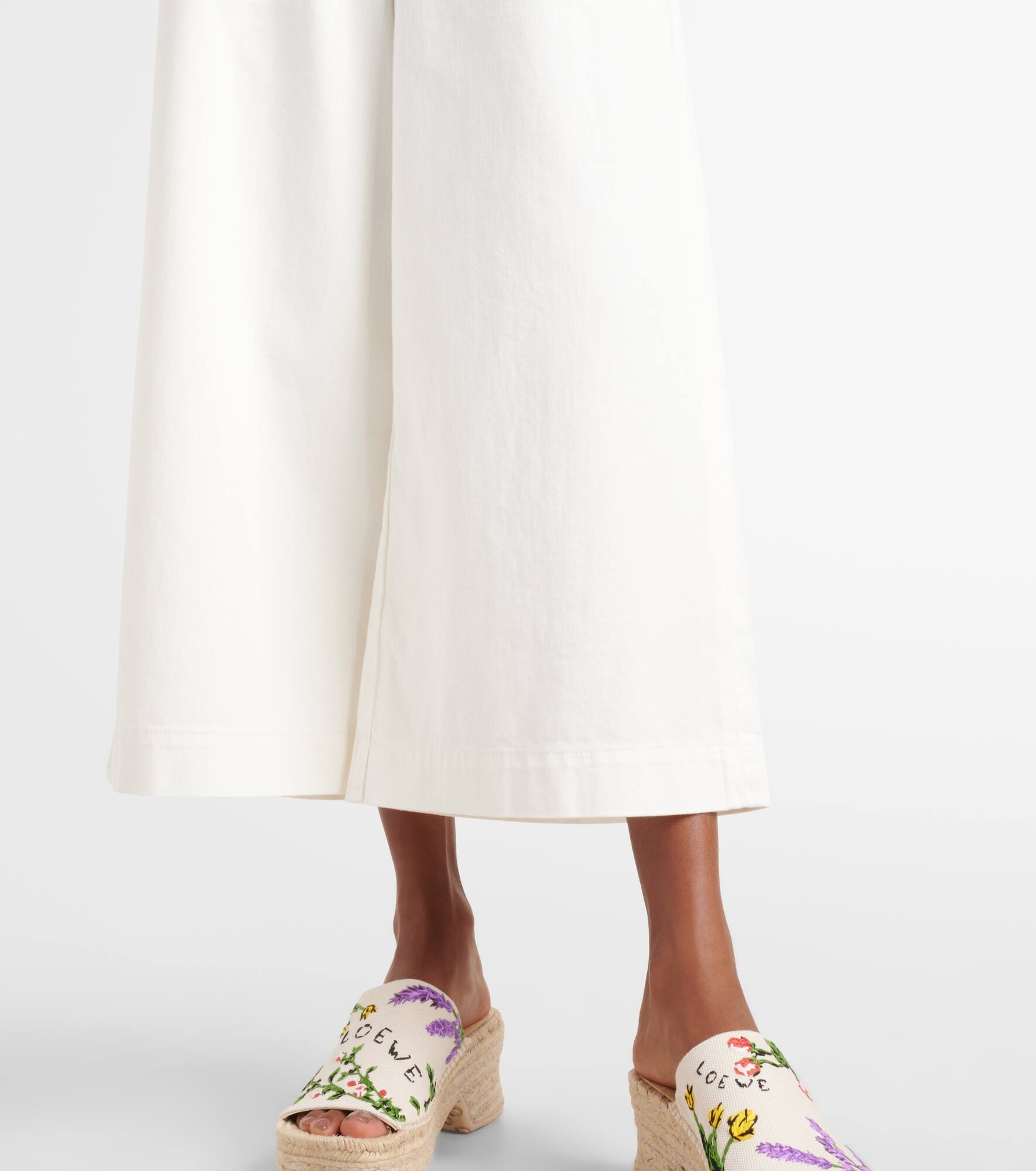 Paula's Ibiza cotton wide-leg pants - 5