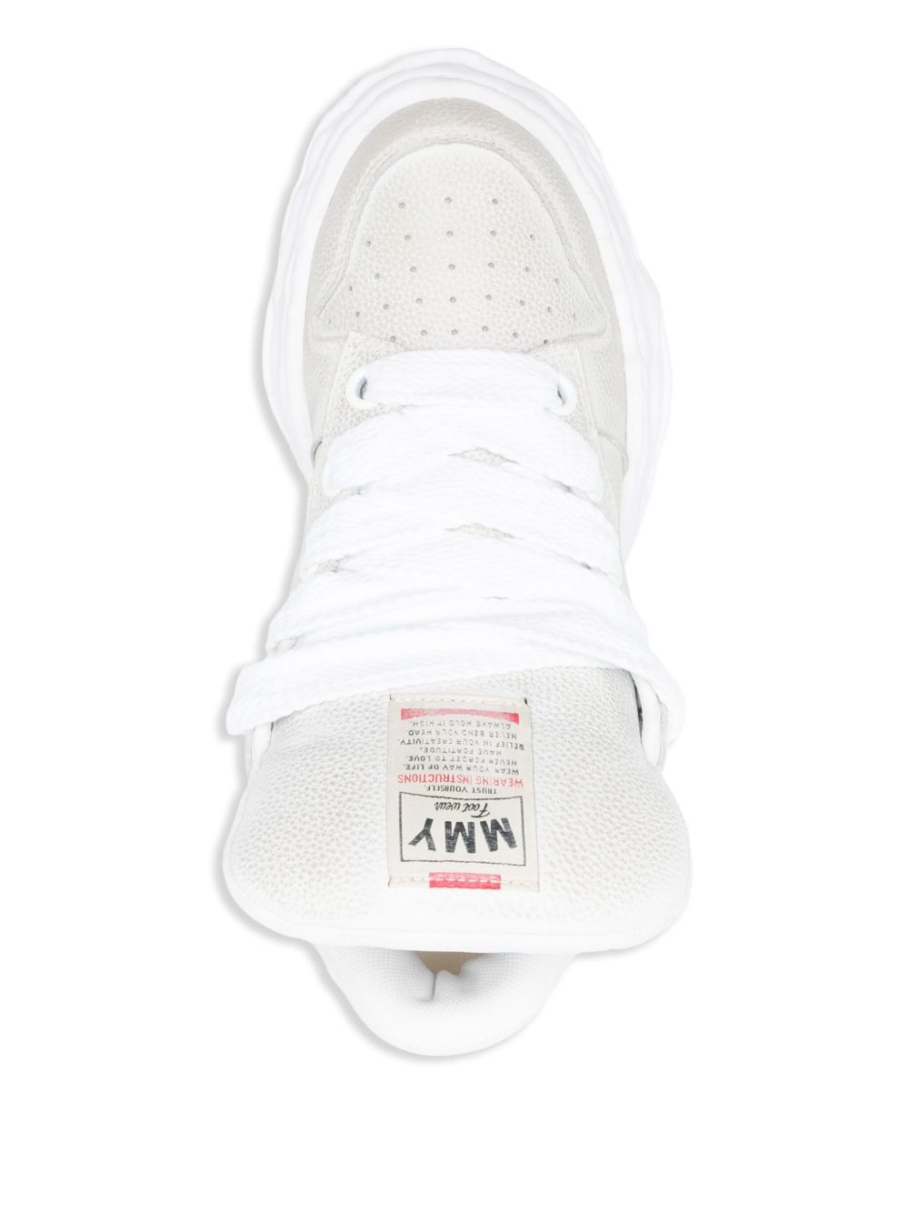 leather sneakers - 4