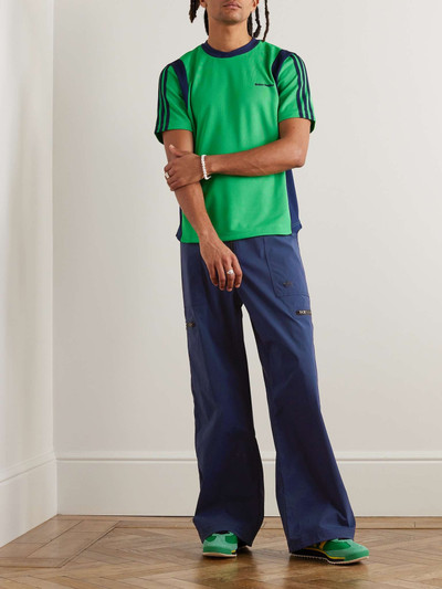 adidas Originals + Wales Bonner Wide-Leg Recycled-Shell Trousers outlook
