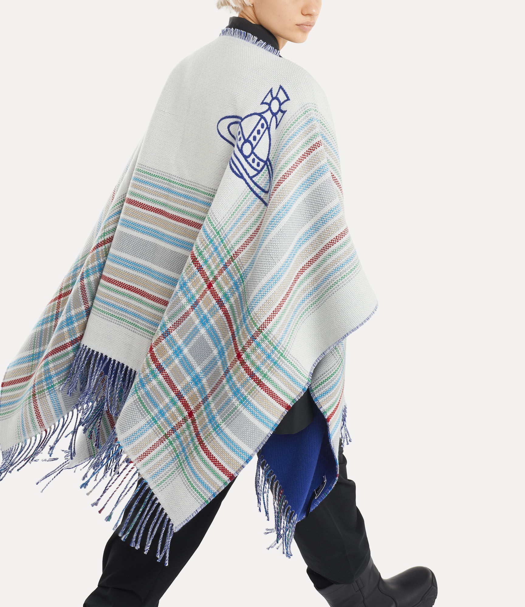 PONCHO MULTI COL. MADRAS - 2