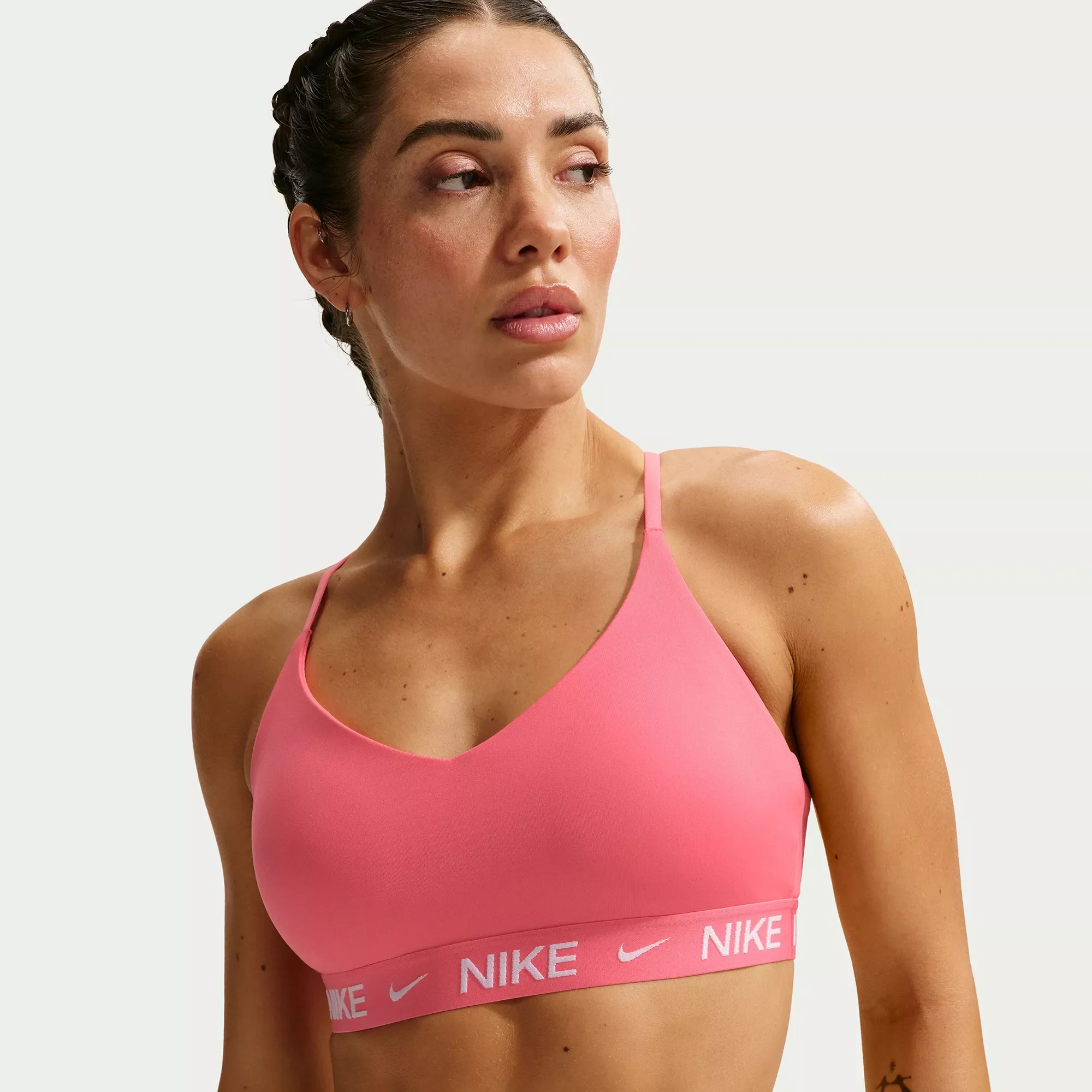 Nike Women's Indy Light Support Padded Adjustable Sports Bra - 1
