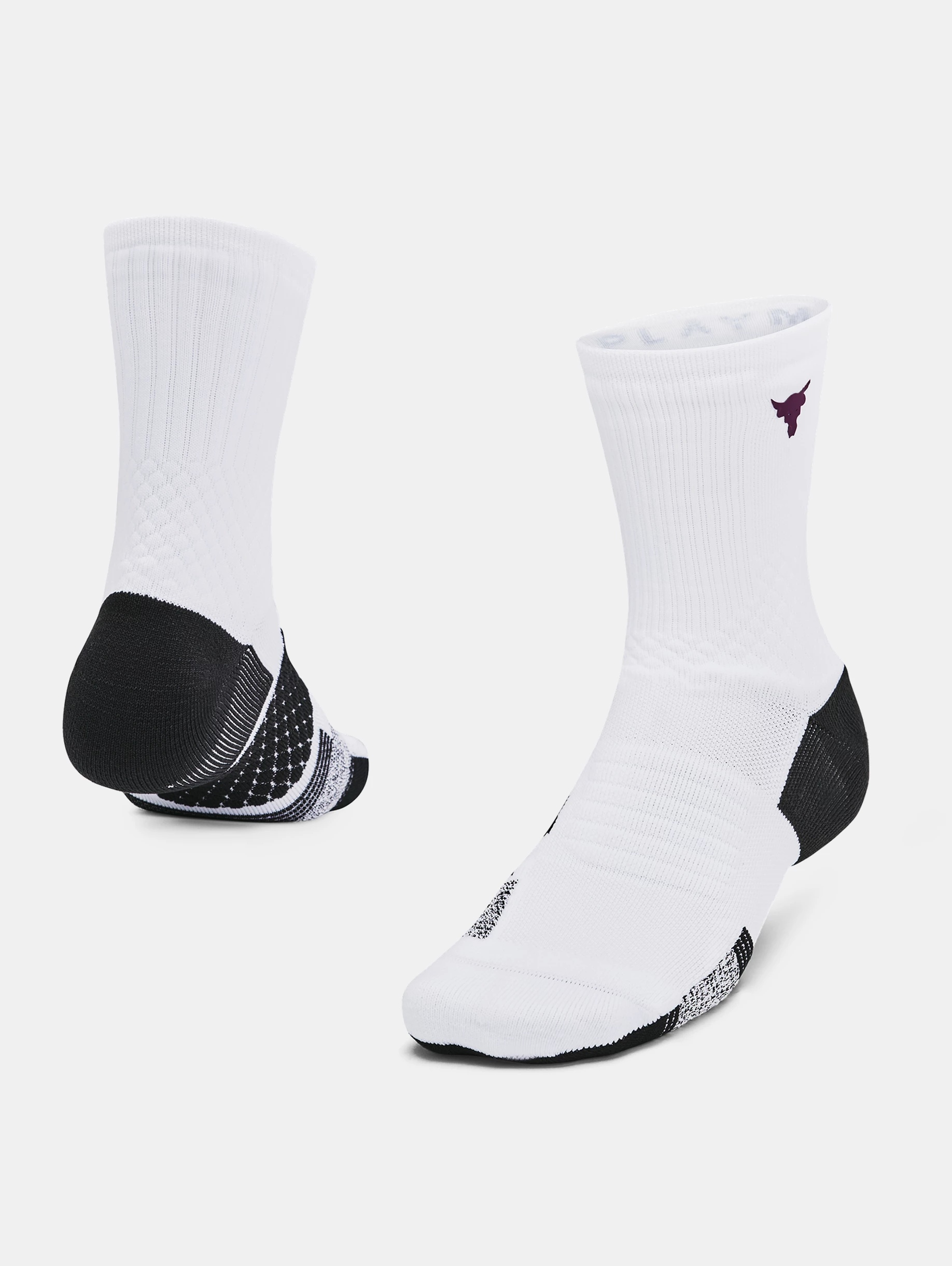 Unisex Project Rock ArmourDry™ Playmaker Mid-Crew Socks - 3