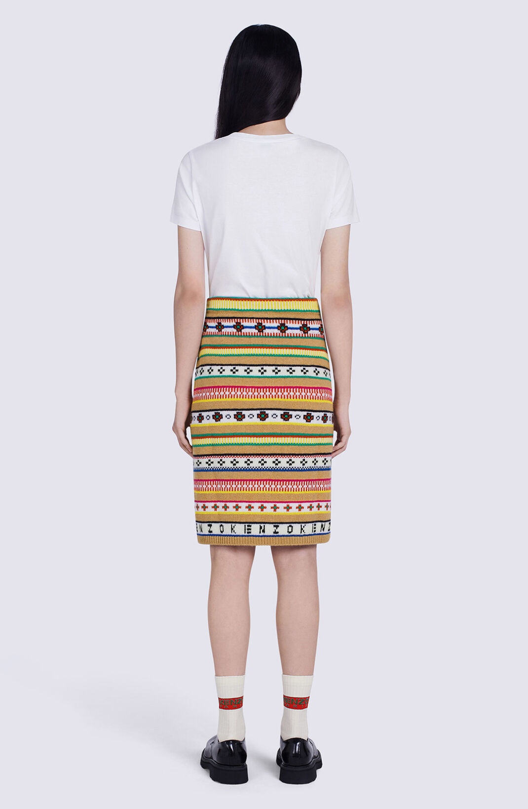 'Fairisle' jacquard skirt - 3