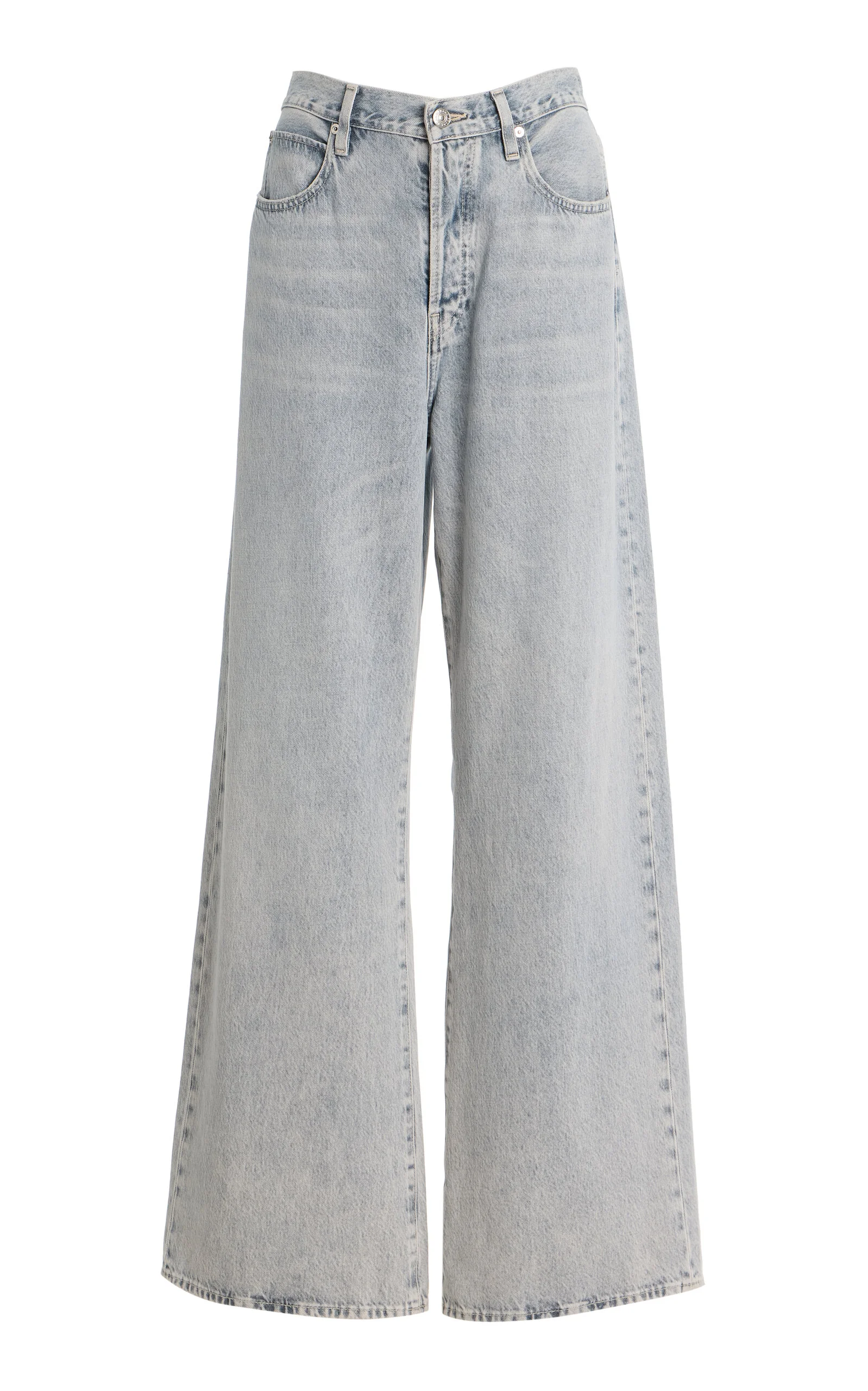 The Loose Low-Rise Boyfriend Jeans medium wash - 1