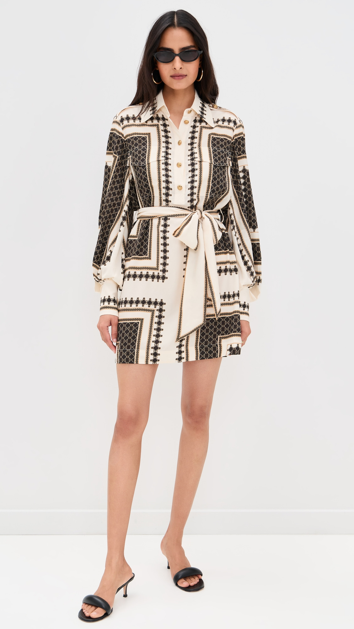 Scarf Mini Dress - 4