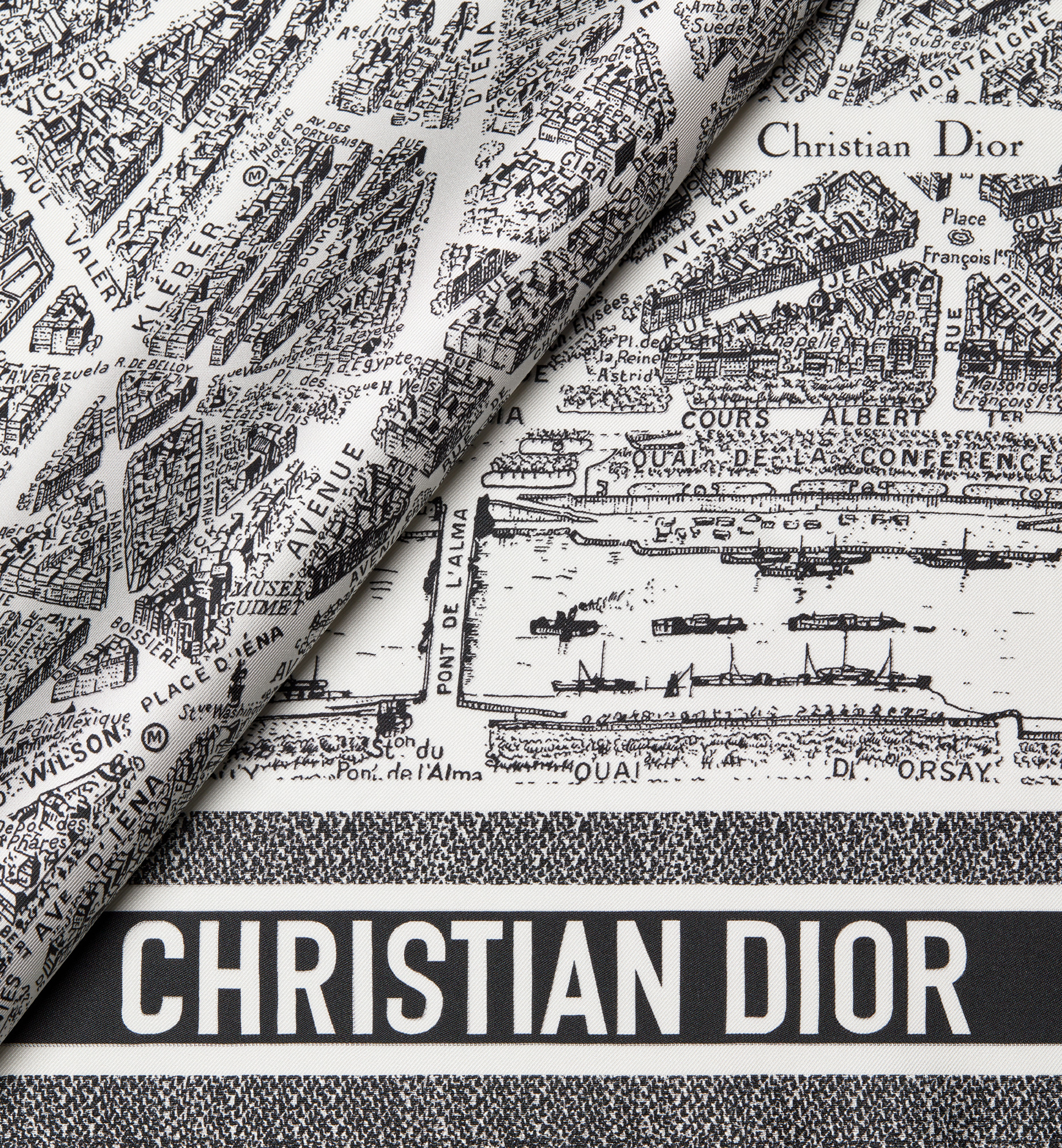 Plan de Paris 90 Square Scarf - 4