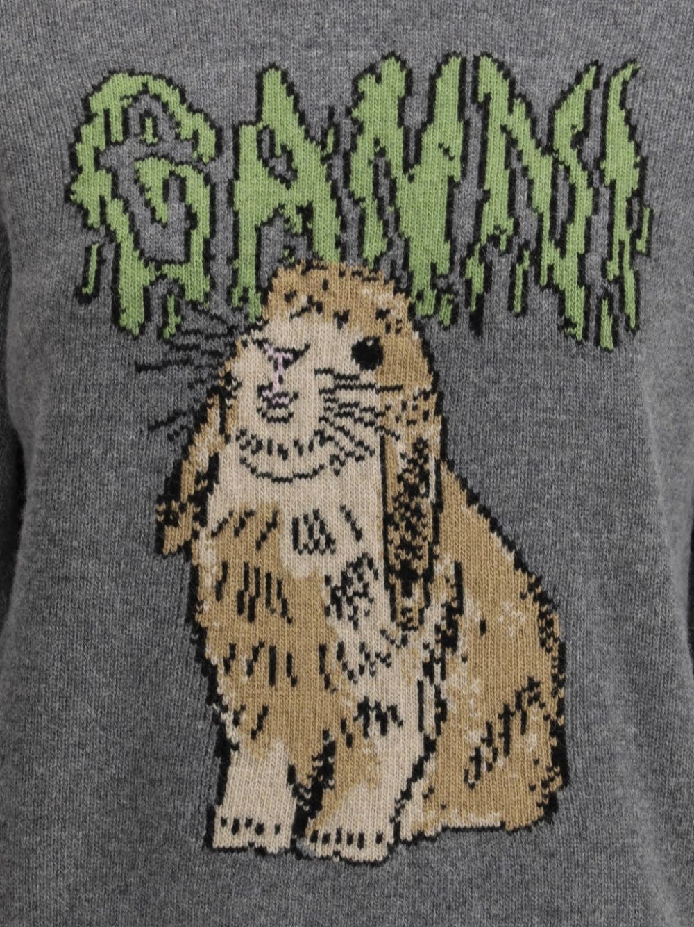 graphic-bunny sweater - 3