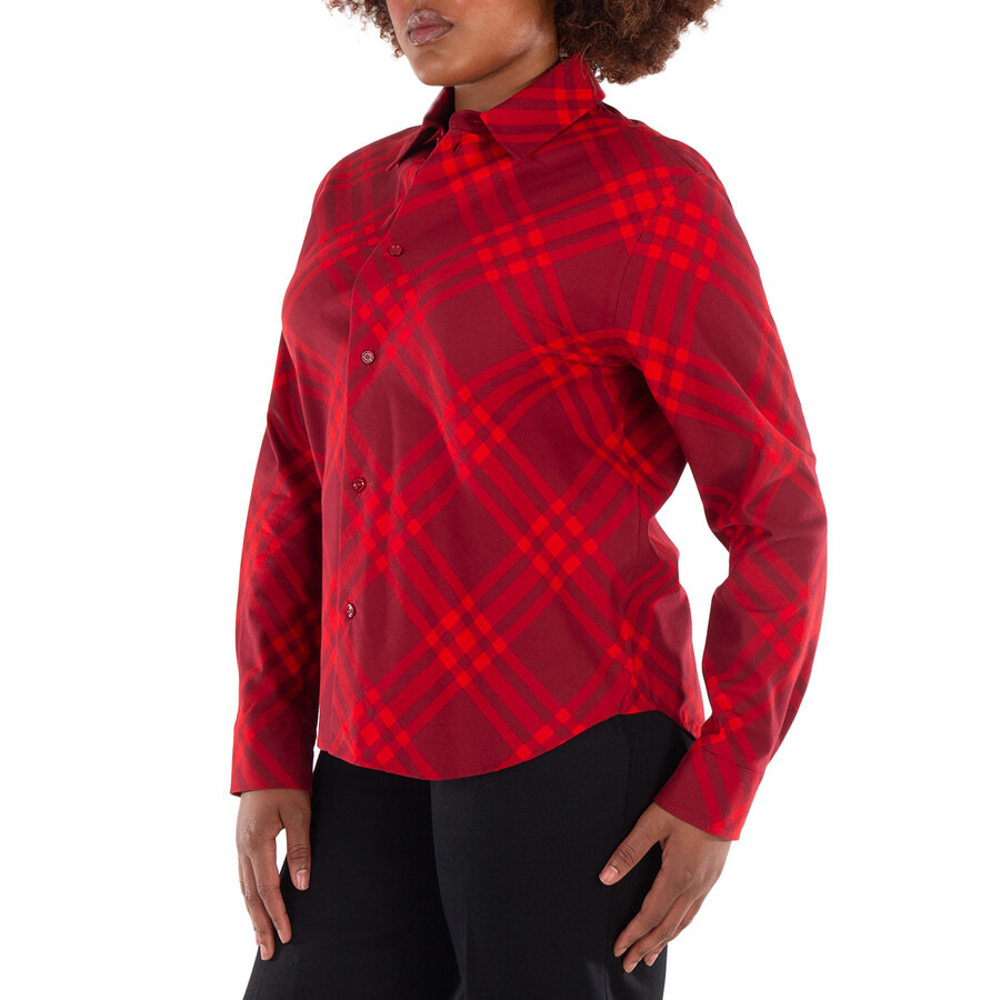 Burberry Check Pattern Long Sleeve Shirt - 3