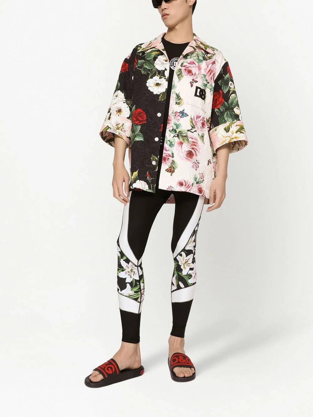 patchwork floral-print Hawaii shirt - 2