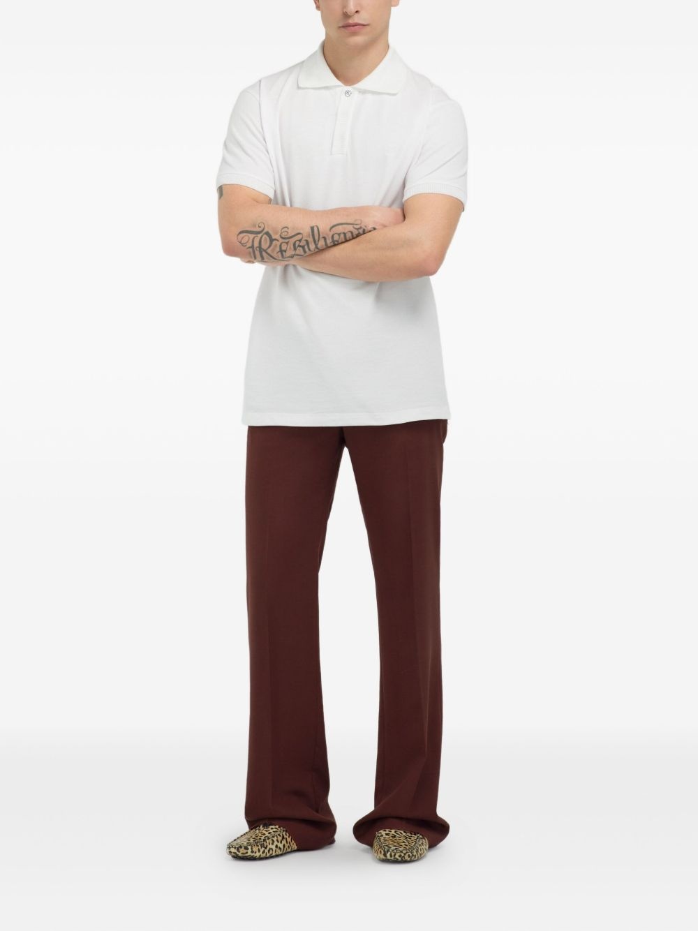 logo-embroidered polo shirt - 2