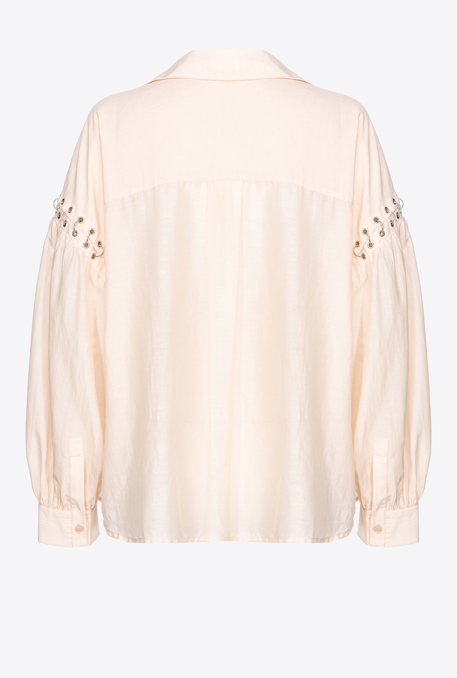 VOILE BLOUSE WITH PIERCING DETAIL - 6