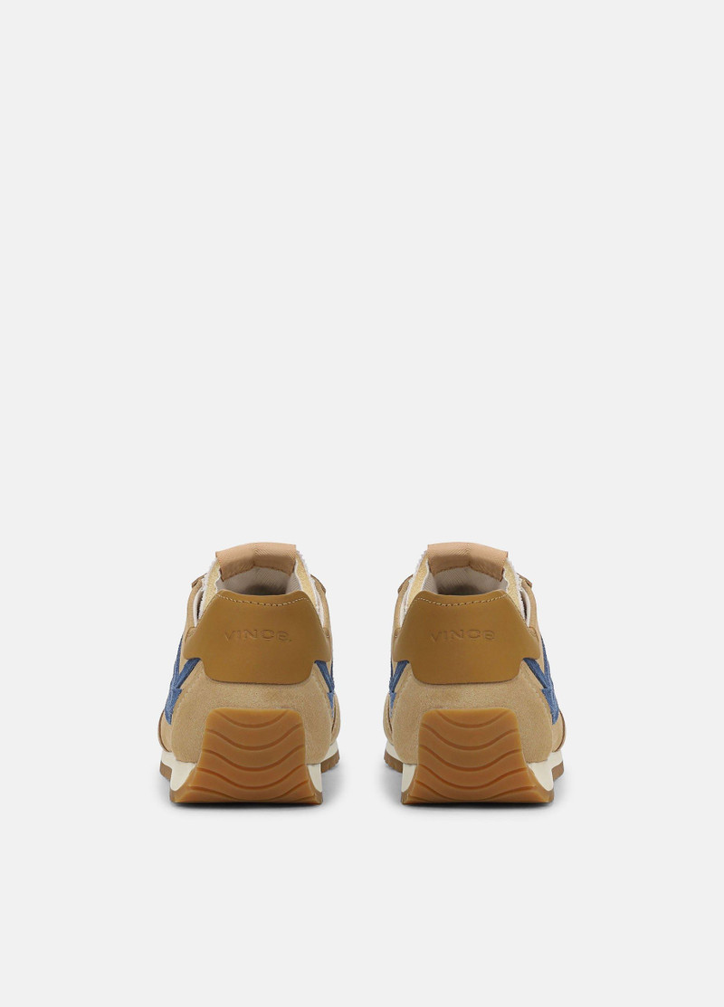 Vince Oasis Suede & Leather Runner Sneaker outlook