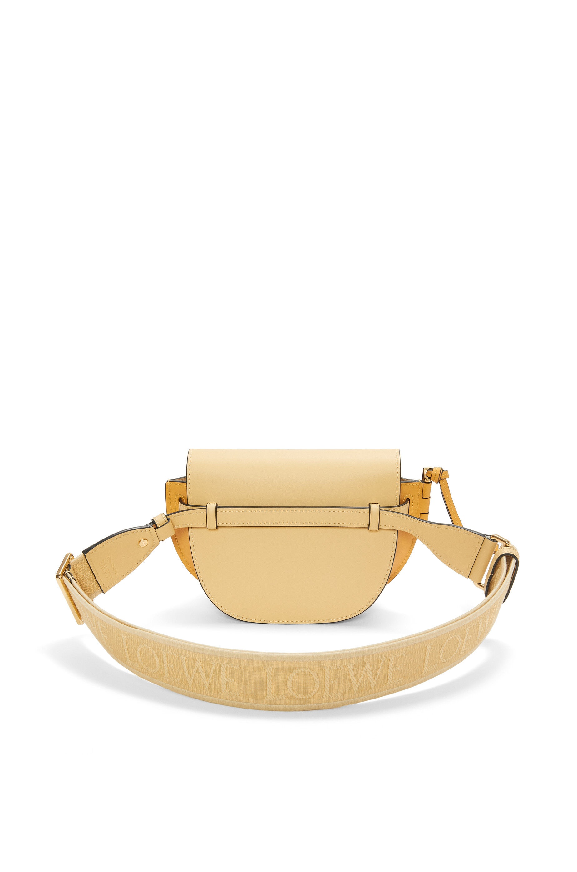 Mini Gate Dual bag in soft calfskin and jacquard - 5