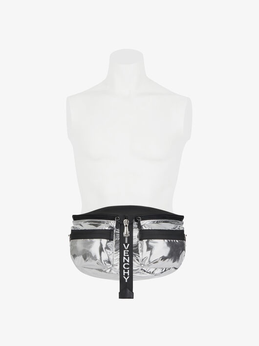 SPECTRE BUM BAG IN METALLIZED NYLON - 3
