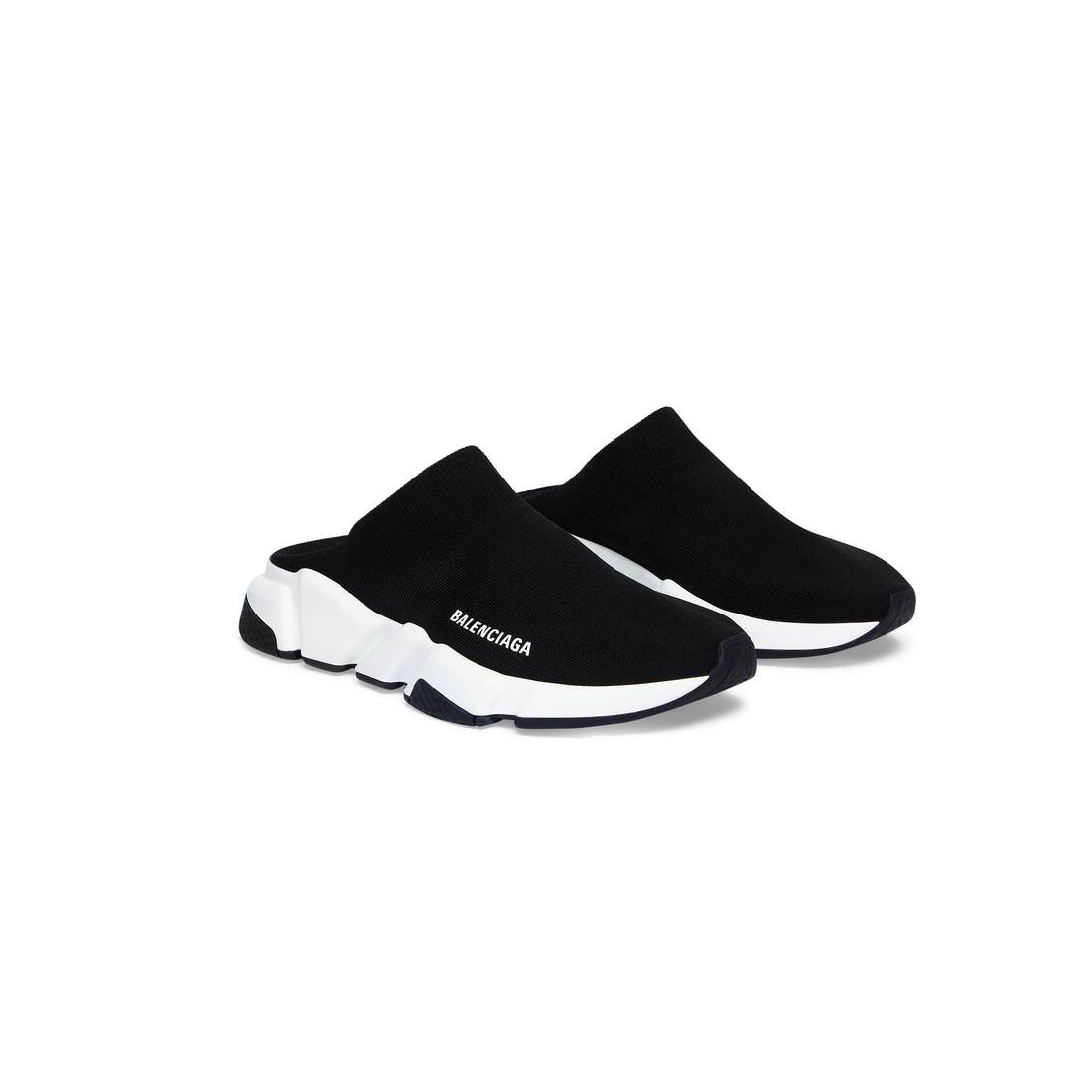 Women's Speed Recycled Knit Mule in Black - 2