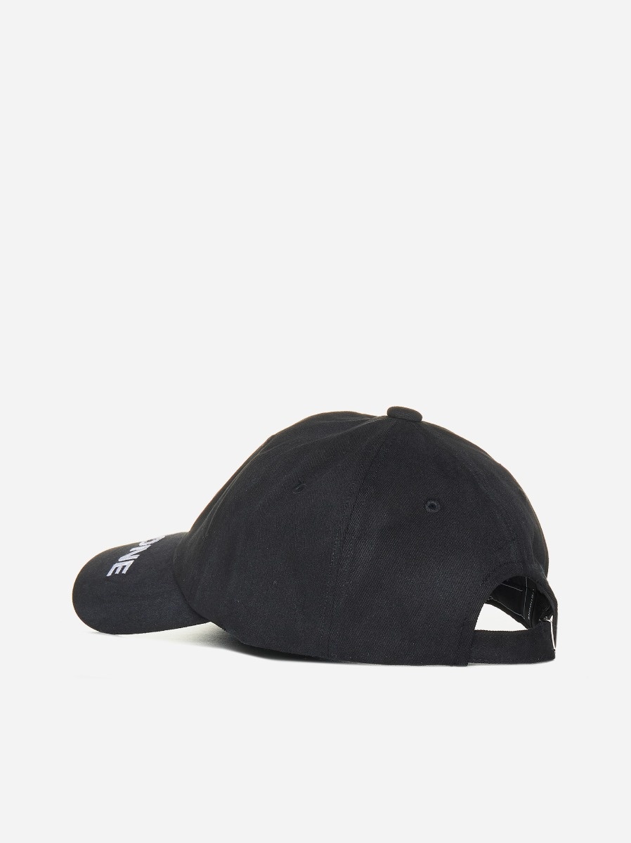 Logo cotton baseball cap - 3