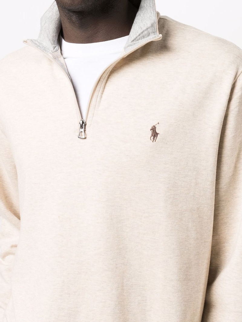 logo patch Zip Pullover 5