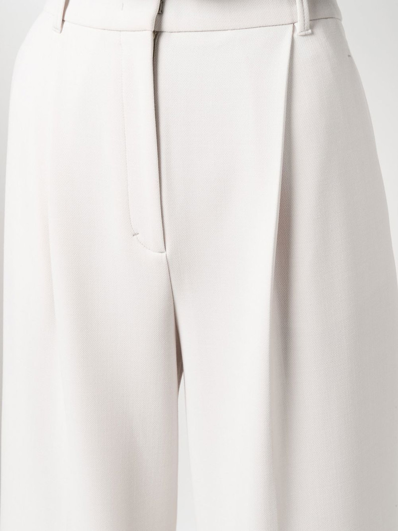 high-waisted flared leg trousers 5
