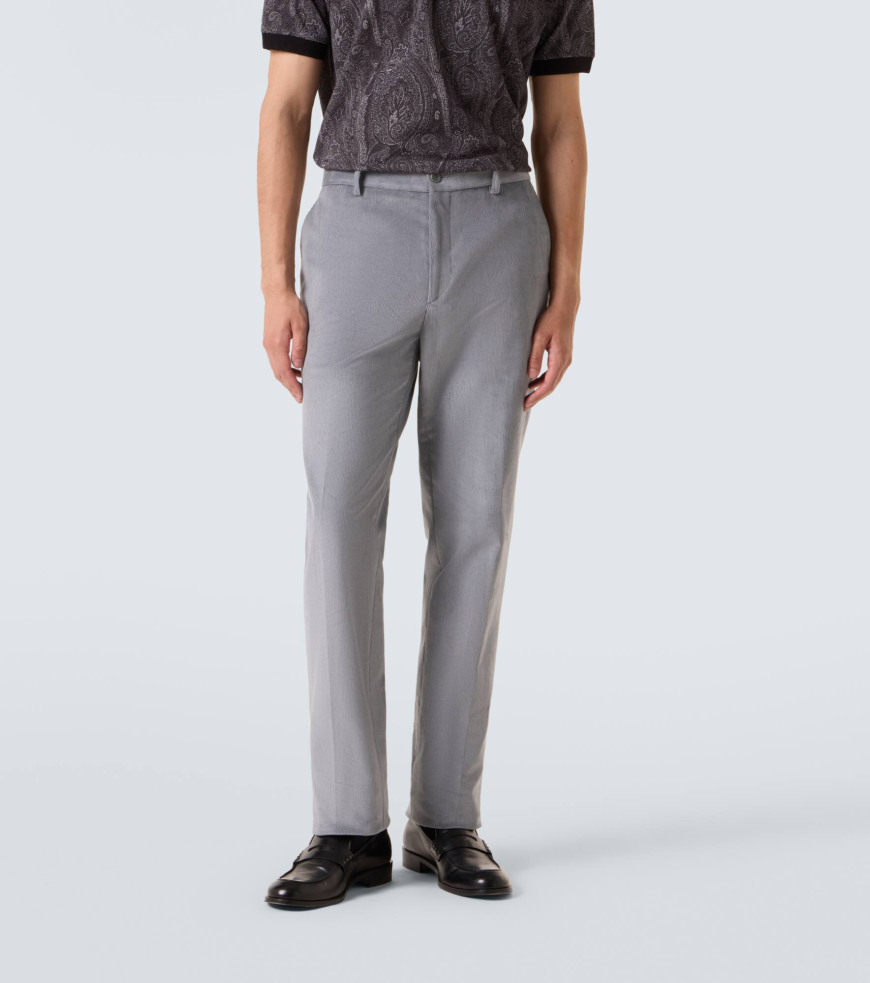 Cotton straight pants - 3