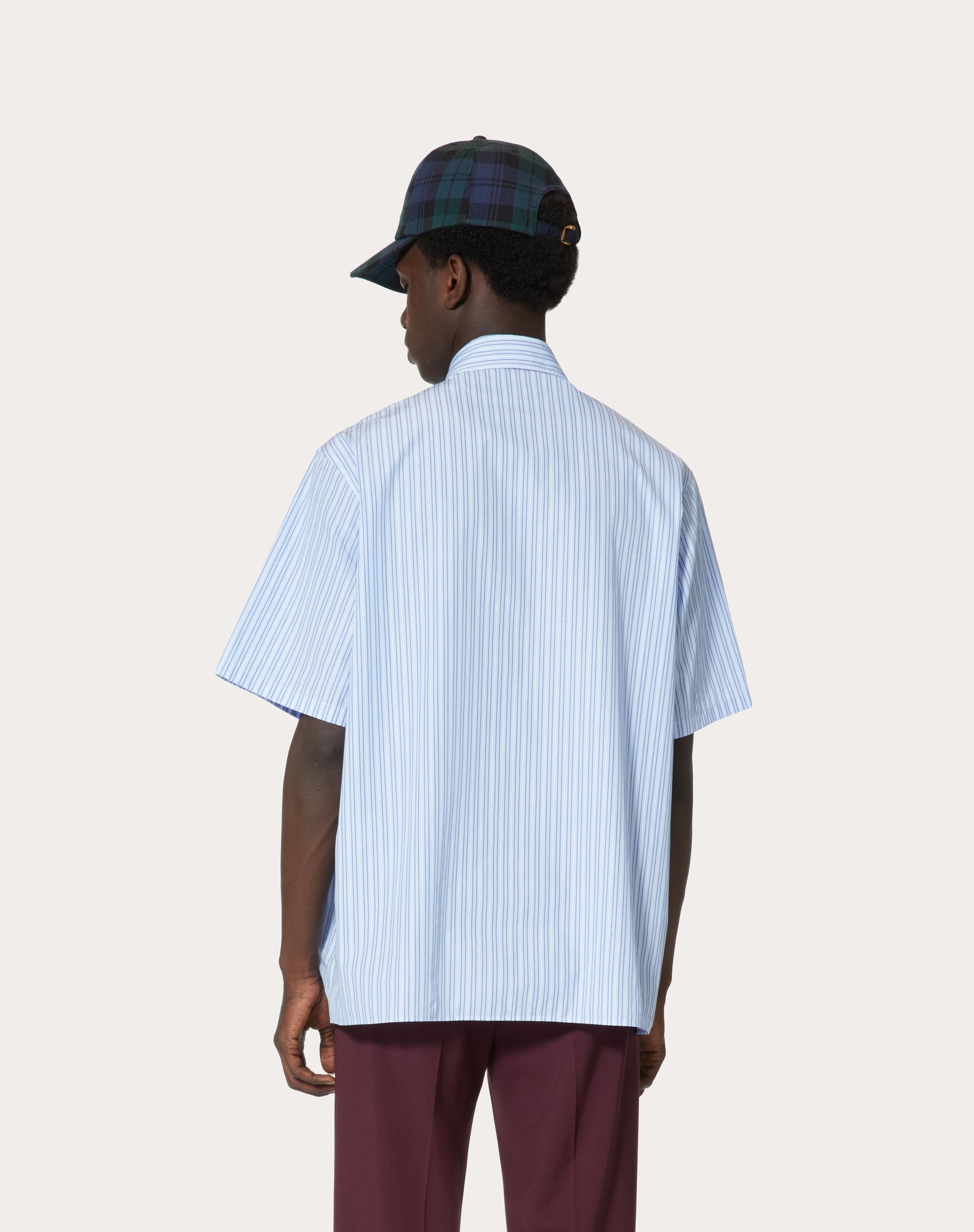 VALENTINO EMBROIDERED COTTON SHIRT - 4