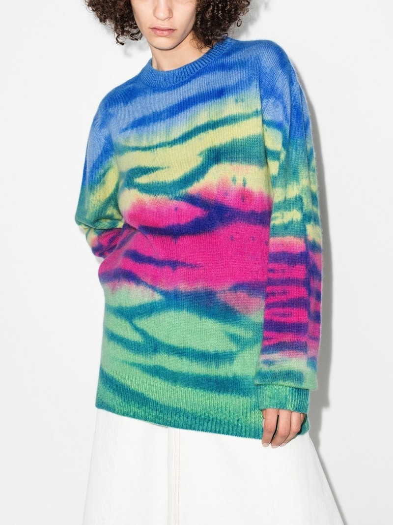 The Elder Statesman tie-dye cashmere jumper outlook