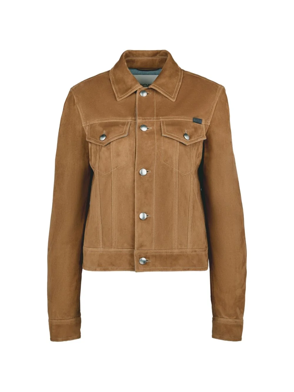 trucker jacket in Pashmy suede - 1