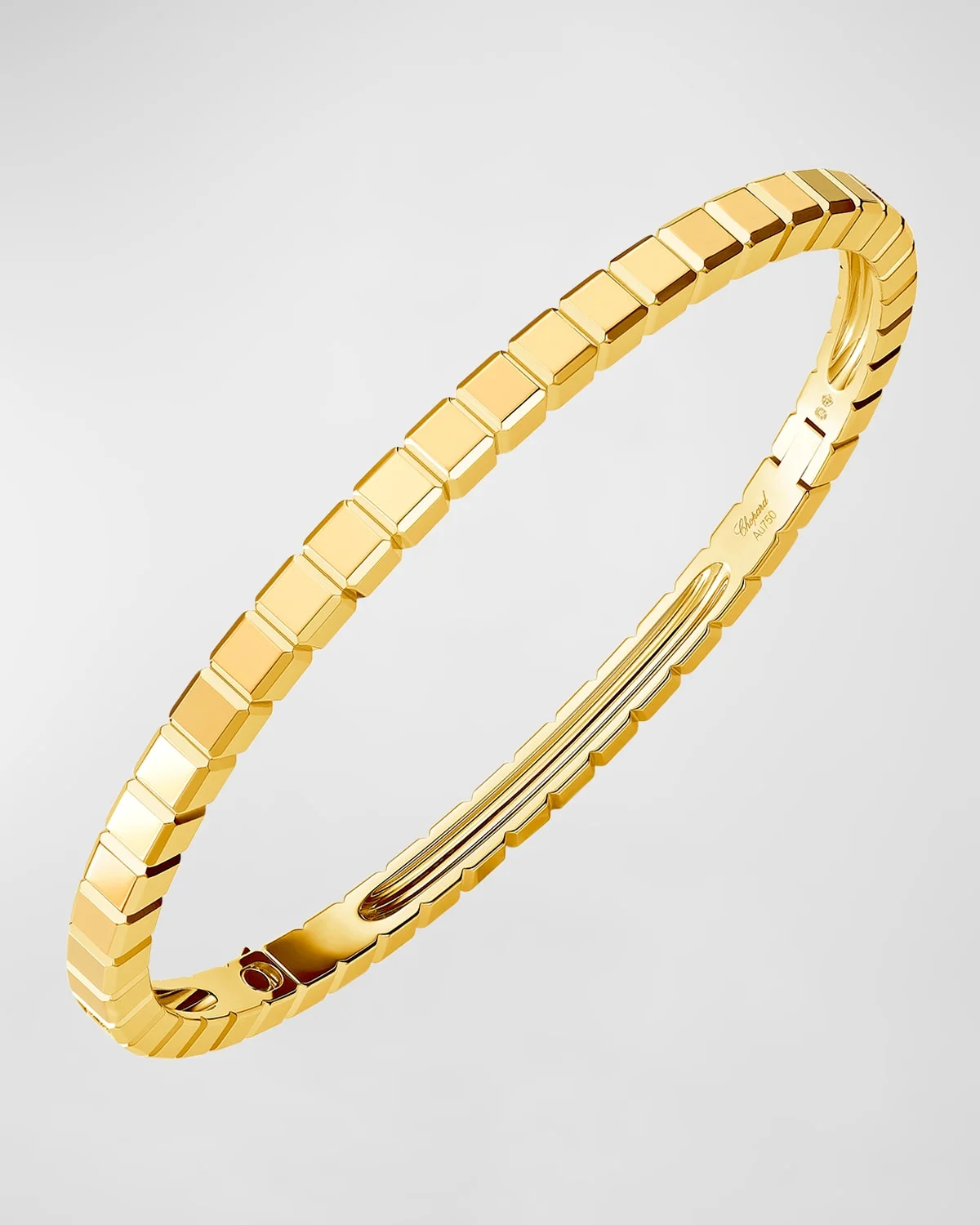 18K Yellow Gold Ice Cube Bracelet, Size Medium - 1